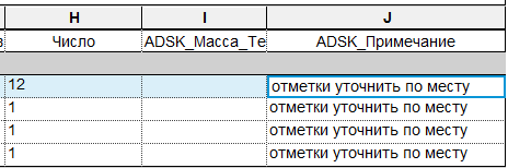 Текст есть у каждой позиции