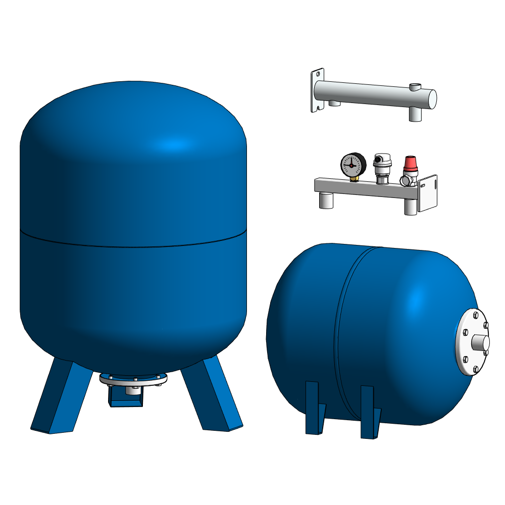 Библиотека: гидроаккумуляторы-баки расширительные для водоснабжения